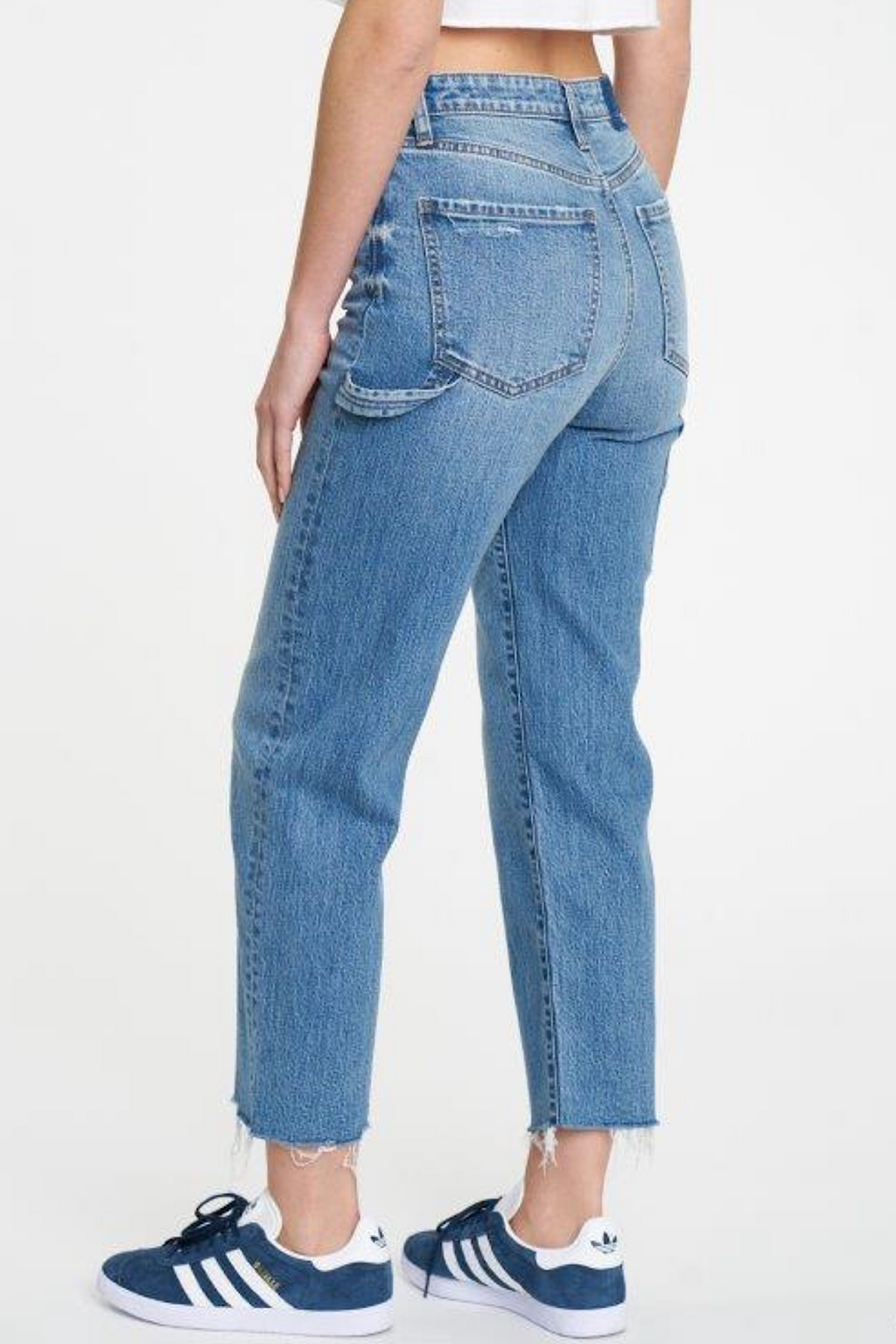 Utility HighRise Cropped Jean OMONI BOUTIQUE