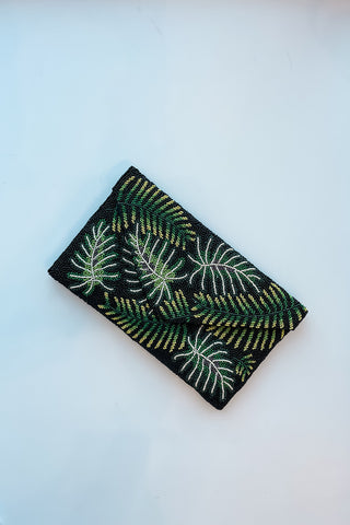 Hand Beaded Palm Bag