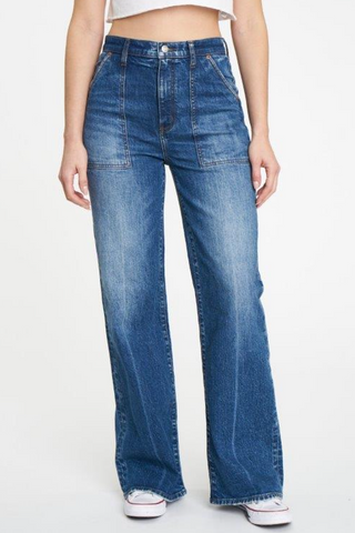 Patch Pocket High-Rise Jean