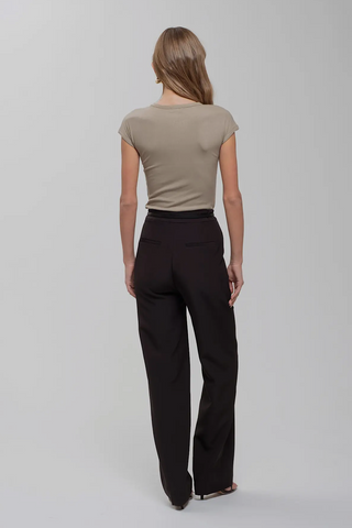 High-Rise Straight Leg Pants