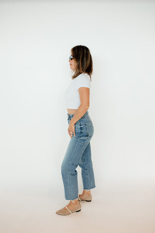 Utility High-Rise Cropped Jean