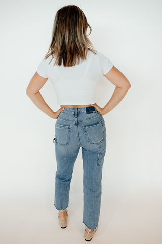 Utility High-Rise Cropped Jean