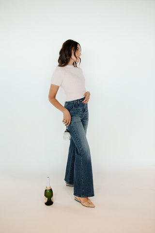 Patch Pocket Long High-Rise Jean