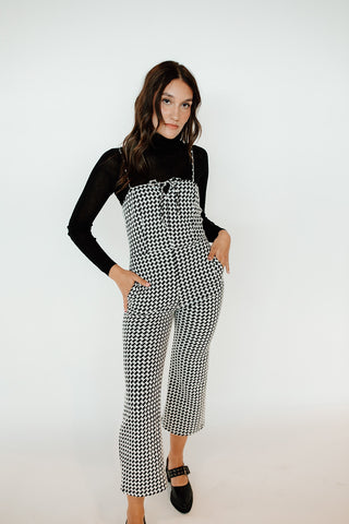 Jacquard Knit Jumpsuit