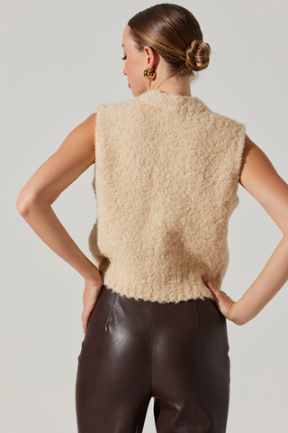 Boucle Wool Sweater Vest