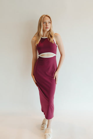 Sporty Contrast Bind Dress