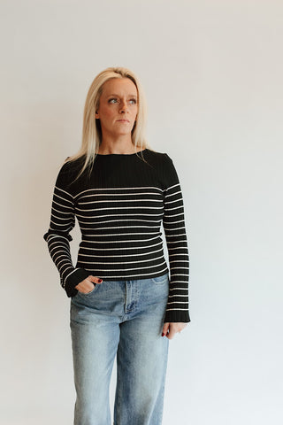 Uptown Girl Striped Top