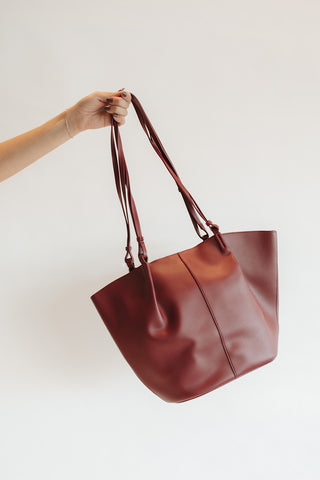 Cranberry Recycled Tote Bag