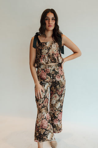 Fairy Floral Cropped Pant