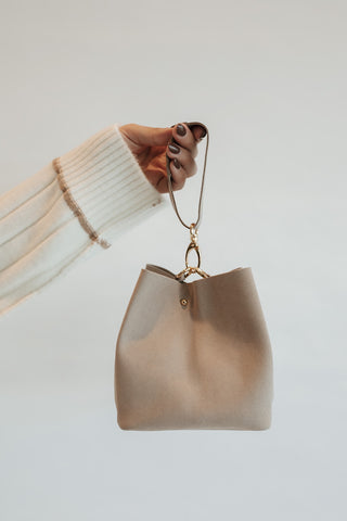 One-Of-A-Kind Suede Wristlet Bags