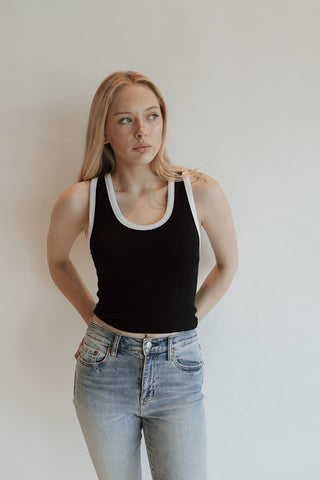 Bamboo Ribbed Crop Tank