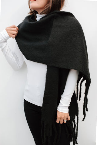 Plush Soft Solid Scarf