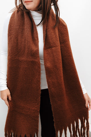 Plush Soft Solid Scarf