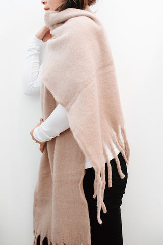 Plush Soft Solid Scarf