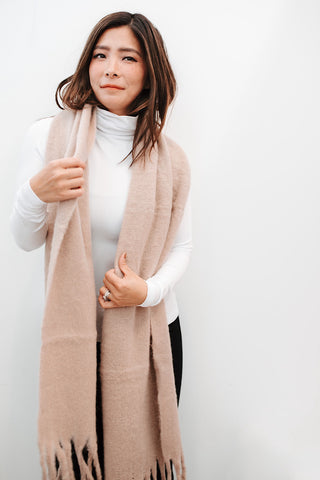 Plush Soft Solid Scarf