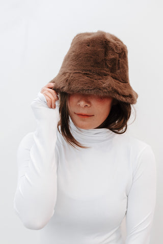 Vegan Fur Bucket Hat