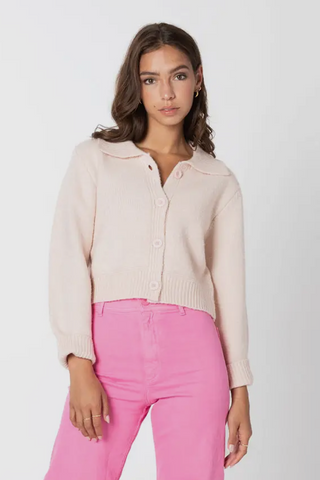 Pretty In Pink Cropped Cardi