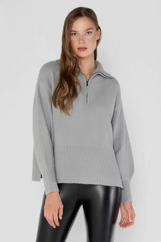 Classic Half-Zip Knit Sweater